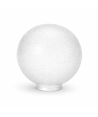 200mm Art Deco Crackle Globe Shade with 80mm Fitter Neck (Clear or Frosted)