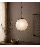 350mm Opal Globe Shade with 100mm Fitter Hole 