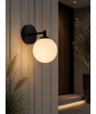 150mm Opal Globe Shade with 80mm Fitter Neck (Gloss or Matt)