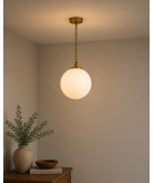 200mm Opal Globe Shade with 95mm Fitter Neck (Gloss or Matt)