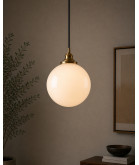 250mm Opal Globe with 100mm Fitter Neck (Gloss or Matt)