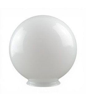 400mm Gloss Opal Globe Shade with 120mm Fitter Neck
