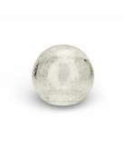 80mm Art Deco Crackle Globe Light Shade with 40mm Fitter Hole (Clear or Frosted)