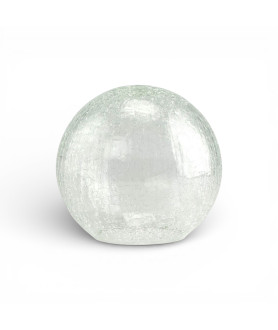 150mm Art Deco Crackle Globe Shade with 80mm Fitter (Clear or Frosted) 150mm Art Deco Crackle Globe Shade with 80mm Fitter (Clear or Frosted)