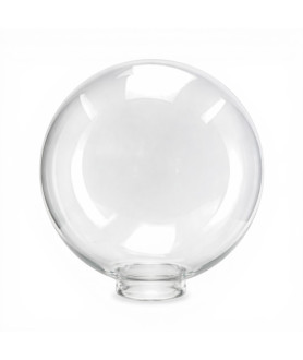 300mm Seed‑Bubble Clear Globe Shade with 90mm Fitter Neck