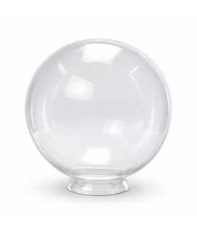 300mm Clear Globe Shade with 95mm Fitter Neck (Clear or Frosted)
