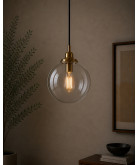 300mm Clear Globe Shade with 100mm Fitter Hole (Clear or Frosted)