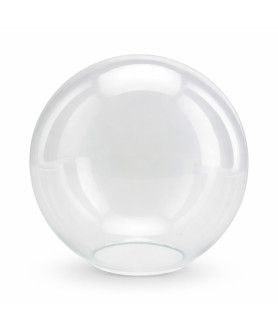 300mm Clear Globe Shade with 100mm Fitter Hole (Clear or Frosted) 300mm Clear Globe Shade with 100mm Fitter Hole (Clear or Frosted)