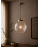 400mm Clear Globe Shade with 150mm Fitter Neck 