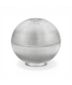225mm Prismatic Globe Shade with 100mm Fitter Neck