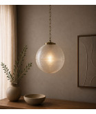 300mm Prismatic Globe Shade with 150mm Fitter Neck (Holophane-style)