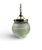 160mm Prismatic Acorn Glass Shade with 100mm Fitter Neck (Holophane Style)