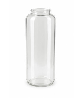 260mm Clear Glass Bottle Shade with 75mm Fitter Neck 260mm Clear Glass Bottle Shade with 75mm Fitter Neck