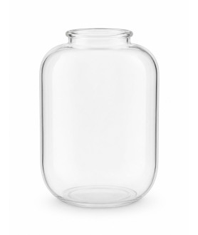 235mm Clear Jar Light Shade with 80mm Fitter Neck 235mm Clear Jar Light Shade with 80mm Fitter Neck