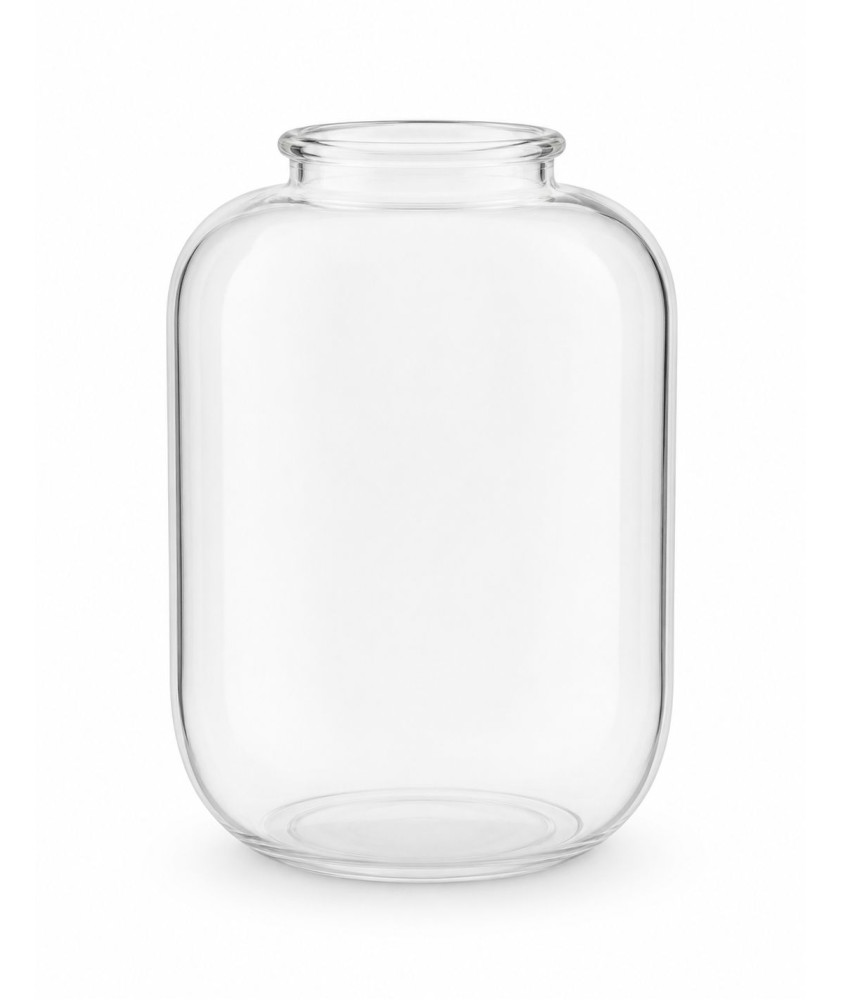235mm Clear Jar Light Shade with 80mm Fitter Neck 235mm Clear Jar Light Shade with 80mm Fitter Neck