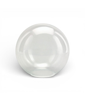 150mm Clear Glass Globe Shade with 65mm Fitter Hole (Clear or Frosted)