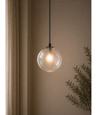 150mm Clear Glass Globe Shade with 80mm Fitter Hole (Clear or Frosted)