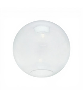 200mm Clear Globe Shade with 80mm Fitter Hole (Clear or Frosted)