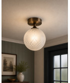 150mm Pineapple Cut Globe with 80mm Fitter Neck