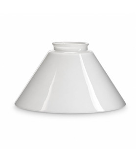 Small 165mm Opal Coolie Light Shade with 57mm Fitter Neck