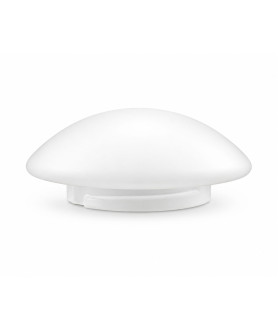 200mm Frosted Pan Drop Ceiling Light Shade with 135mm Fitter Neck