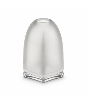 Satin Art Deco Style Hexagonal Light Shade with 28mm Fitter Hole