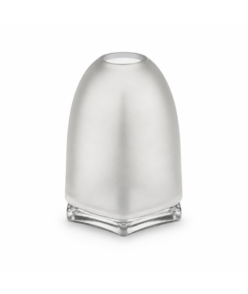 Satin Art Deco Style Hexagonal Light Shade with 28mm Fitter Hole Satin Art Deco Style Hexagonal Light Shade with 28mm Fitter Hole
