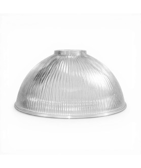 305mm Prismatic Dome Light Shade with 60mm Fitter Hole
