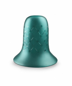 Turquoise Dotted Tulip Light Shade with 30mm Fitter Hole Turquoise Dotted Tulip Light Shade with 30mm Fitter Hole