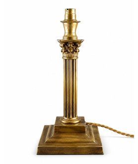 Antique Corinthian Column Table Lamp Antique Corinthian Column Table Lamp