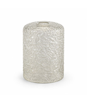 140mm Textured Glass Ceiling Light Shade with 30mm Fitter Hole