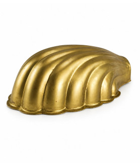 Large Art Deco Brass Shell Light Shade 