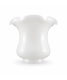 100mm Base Opal Tulip Oil Lamp Shade 100mm Base Opal Tulip Oil Lamp Shade