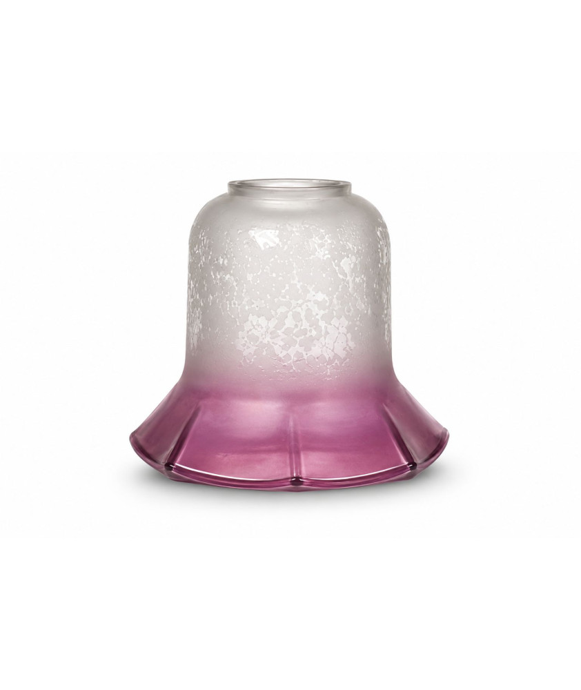 Cranberry Tipped Christopher Wray Tulip Light Shade with 45mm Fitter Hole Cranberry Tipped Christopher Wray Tulip Light Shade with 45mm Fitter Hole