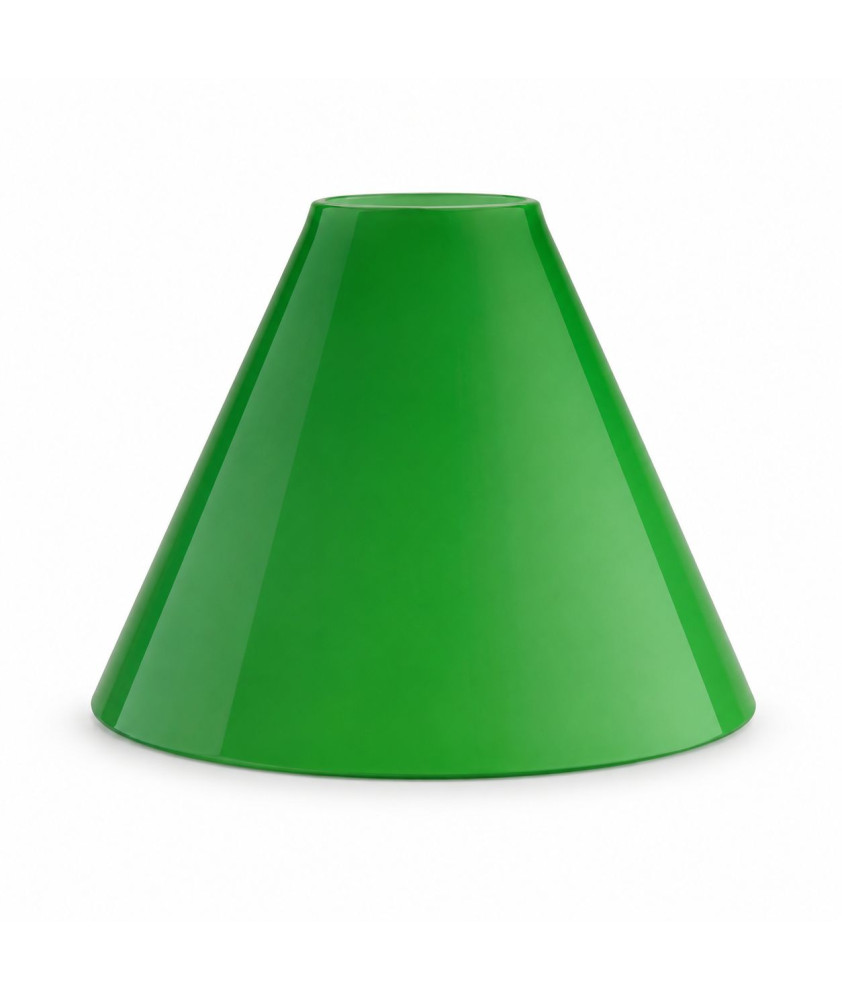 Small Green Coolie Light Shade with 65mm Fitter Hole Small Green Coolie Light Shade with 65mm Fitter Hole