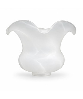 Frosted Swirl Chandelier Light Shade with 40mm Fitter Hole Frosted Swirl Chandelier Light Shade with 40mm Fitter Hole