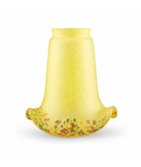 Yellow Art De France Tulip Light Shade with 55mm Fitter Neck