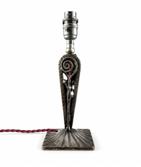 Early 20th Century Iron Table Lamp Early 20th Century Iron Table Lamp