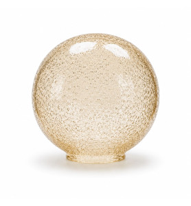 150mm Amber Honeycomb Effect Globe with 42mm Fitter Hole