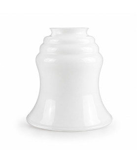 Opal Bell Light Shade with 57mm Fitter Neck Opal Bell Light Shade with 57mm Fitter Neck