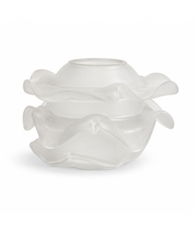 Small Satin Frilled Tulip Light Shade With 30mm Fitter Hole Small Satin Frilled Tulip Light Shade With 30mm Fitter Hole