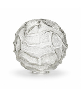 150mm Clear Textured Globe Light Shade with 40mm Fitter Hole 150mm Clear Textured Globe Light Shade with 40mm Fitter Hole
