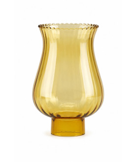 Amber Hurricane Light Shade with 51mm Base Amber Hurricane Light Shade with 51mm Base