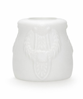 Embossed Opal Tulip Shade with 46mm Fitter Hole
