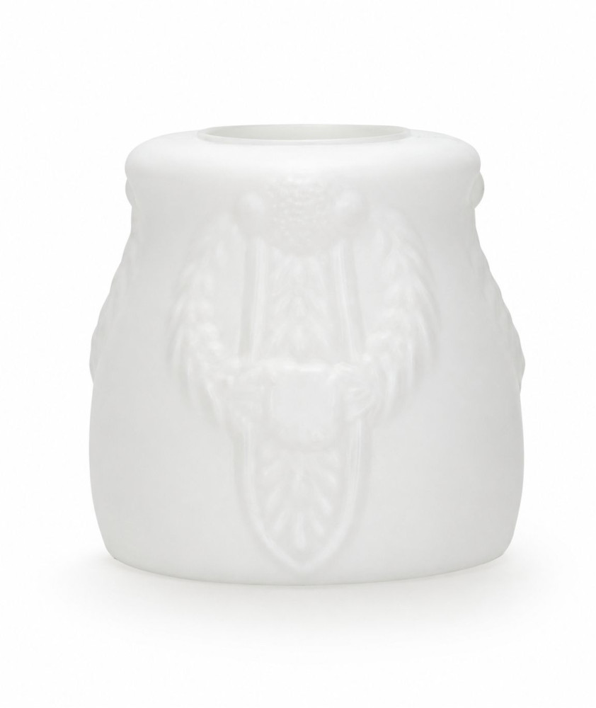 Embossed Opal Tulip Shade with 46mm Fitter Hole Embossed Opal Tulip Shade with 46mm Fitter Hole