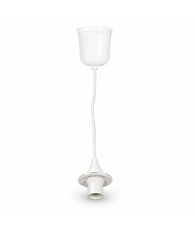 Silicone Suspension with Cable and E27 Bulb Holder 