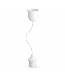 Silicone Suspension with Cable and E27 Bulb Holder 