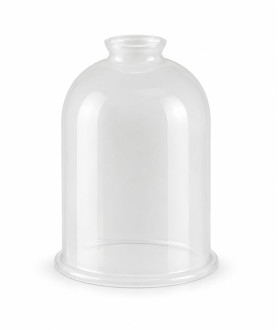 Small Clear Bell Diffuser Shade with 55mm Fitter Neck