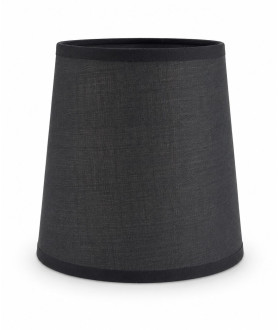 Small Black Fabric Shade