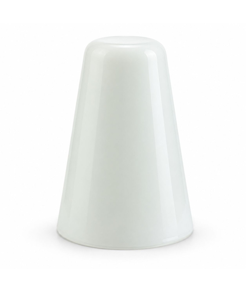 Matt Opal Conical Light Shade with 30mm fitter hole Matt Opal Conical Light Shade with 30mm fitter hole